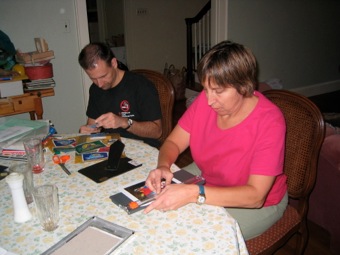 Karen's new hobby: Scrapbooking!