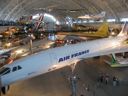 A long view down the main hanger