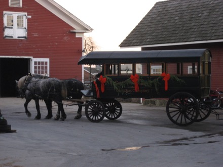 The Greenfield Village Hearse. Or possibly a bus.