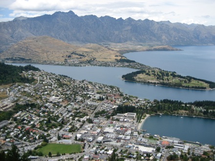 Queenstown from above