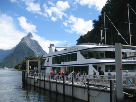 Our boat, the Pride of Milford