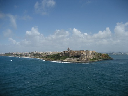 Sailing into San Juan