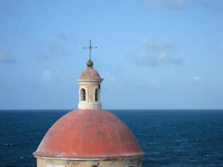 Red dome at the fort