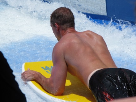 Hot boy on the Flowrider