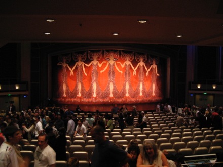 Platinum Theater and its drag queen curtain