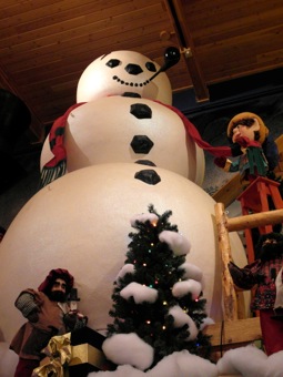 Looming snowman