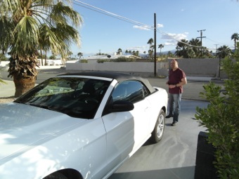 Our rental car from Tucson