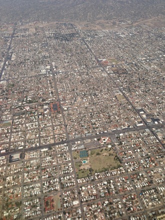 Approaching Tucson airport