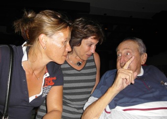 Emlyn, Pam & Dad telling embarrassing baby stories