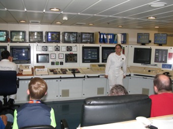 Engine control room