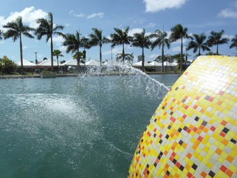 Tile fountain