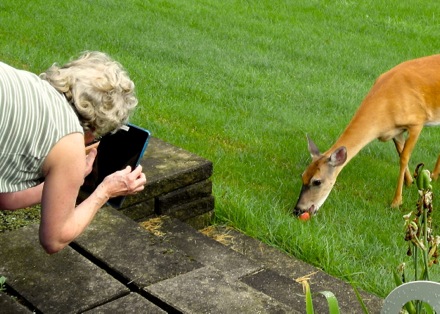 Mom gets her close-up