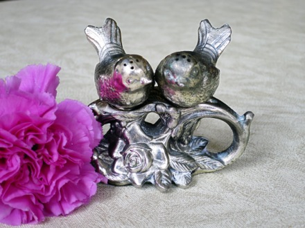 Silver salt & pepper set