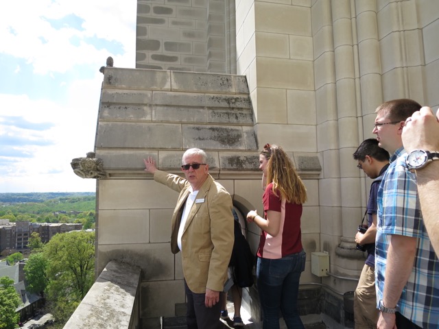 Tour guide shows us the way