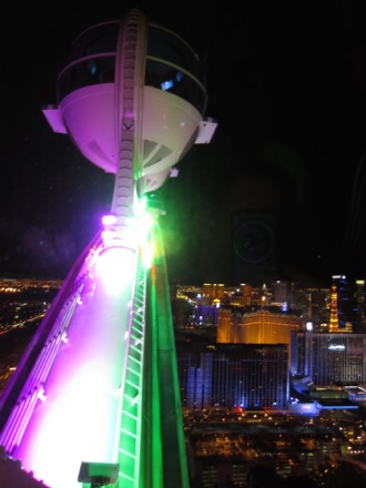 Nearing the top of the ferris wheel