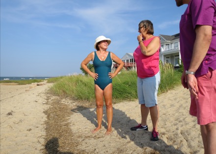 Anne talking to Karen