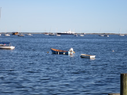 blue boat