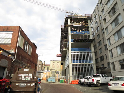 August 27. Wait, how tall is this building supposed to be? Our apartments are rapidly losing sunlight.