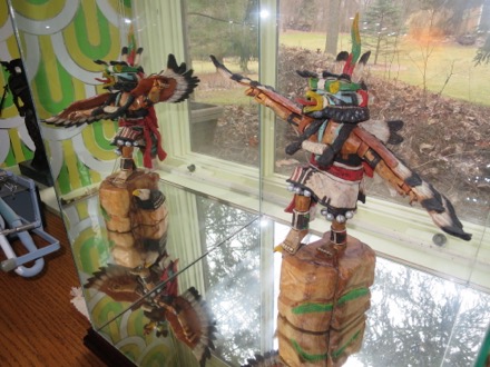 Part of Jim's Kachina collection