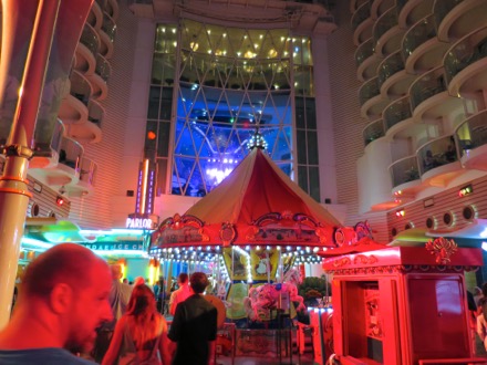 Carousel at night