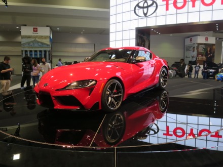 Toyota prototype on a lazy susan