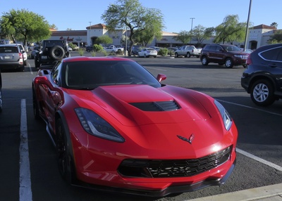 The Bashas parking lot always has Corvettes parked around