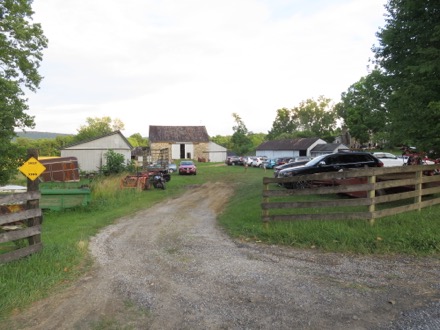 Driveway to the barn