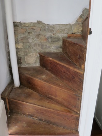 Stairs up to the attic