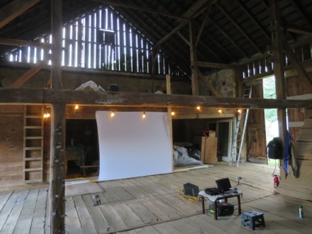 Barn Door Slide Show Setup