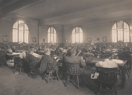 Old Carnegie Library-Inside Library Reading Room