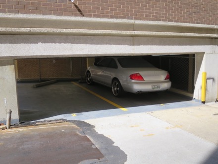 Tightest garage space ever