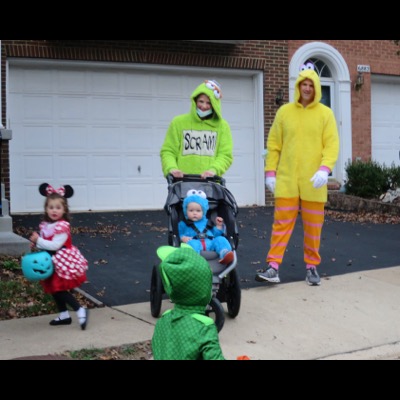 The Sesame Street family had the warmest costumes