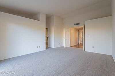 Primary bedroom toward the bathroom