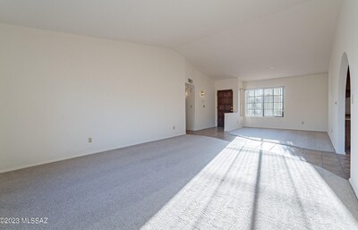 Living room looking toward the bedrooms