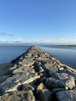 It's a long breakwater