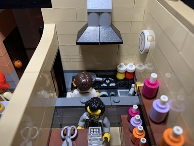 Better view thanks to removable wall