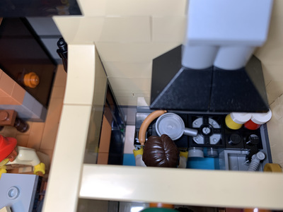 Peering into the kitchen