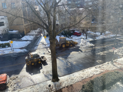 Finally clearing the parking lanes Feb 4